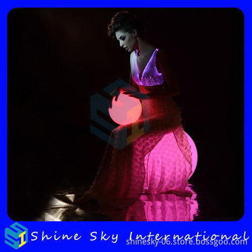 New Top Sell Led Light Girls Wedding Party Dress